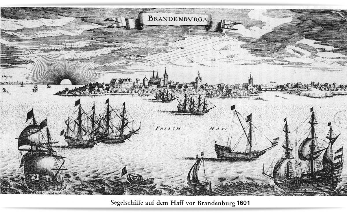Segelschiffe vor Brandenburg